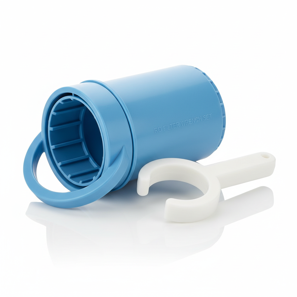 RO filter housing wrench set for under-sink reverse osmosis systems