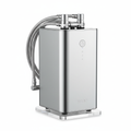 Tankless under-sink reverse osmosis system, compact and space-saving