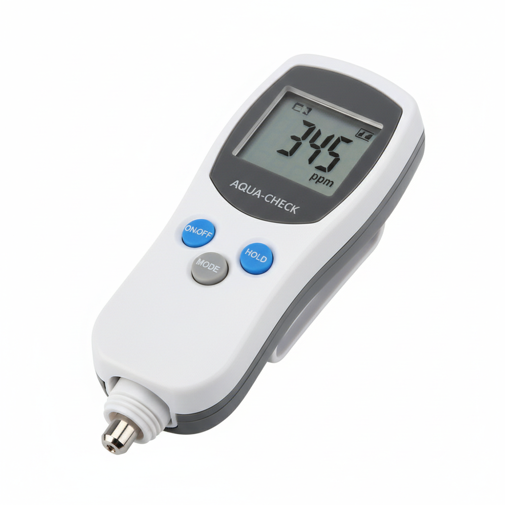 Digital handheld TDS meter for testing reverse osmosis water quality