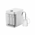 Countertop reverse osmosis water filter system, no plumbing required